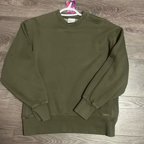 TNA Tops - ☀️2xs TNA Boyfriend Crewneck Sweatshirt In Brown